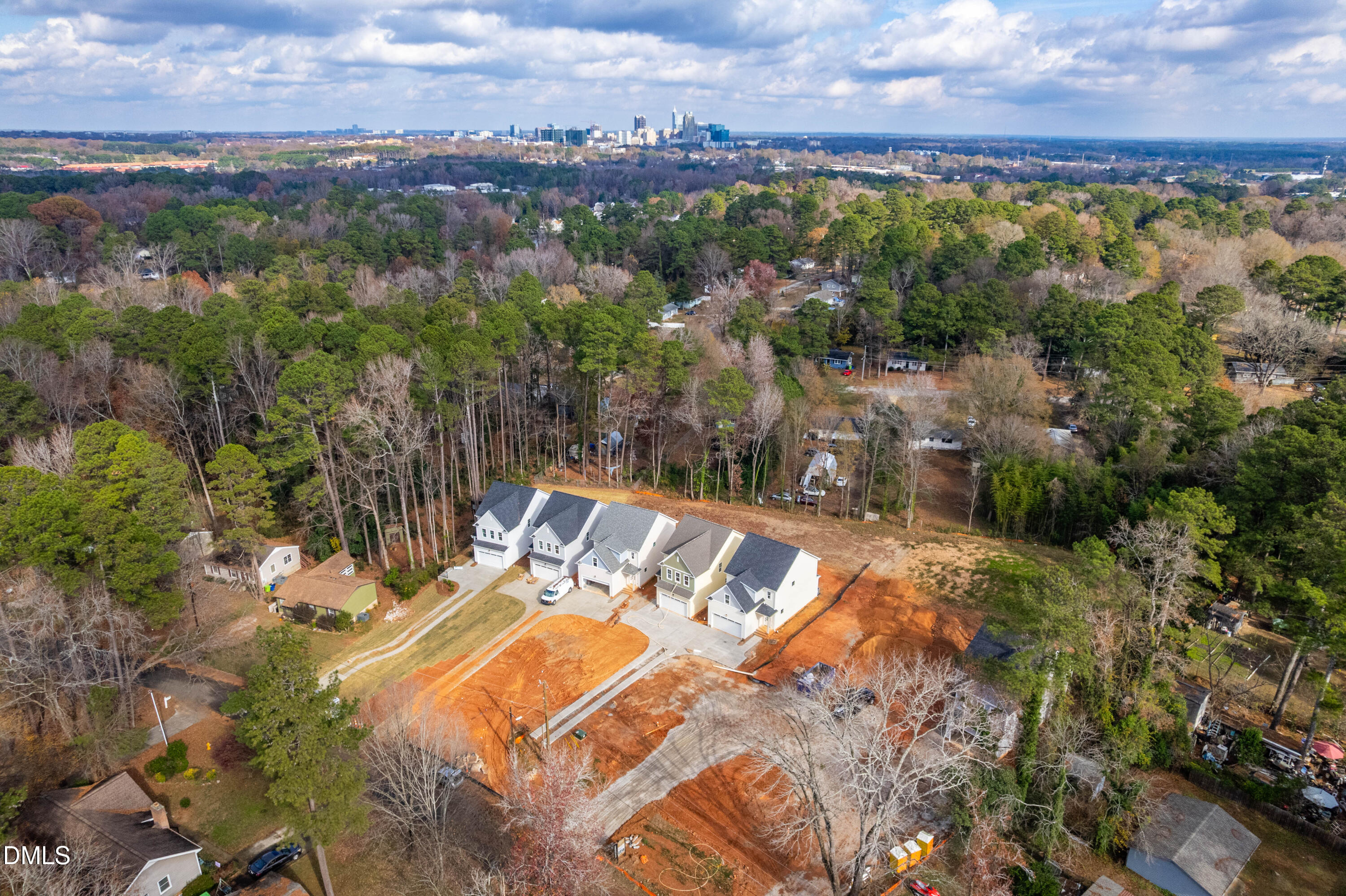 1012 Harper Road Raleigh, NC 27603 - Photo 24 of 42 an aerial view of a house with a yard