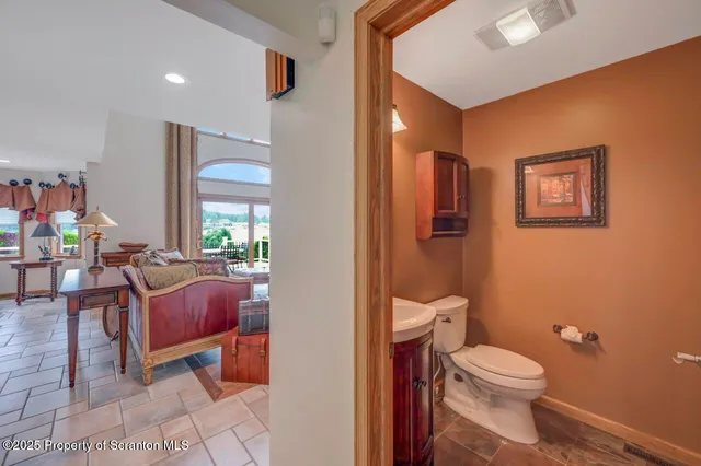 a view of outdoor space with deck and yard