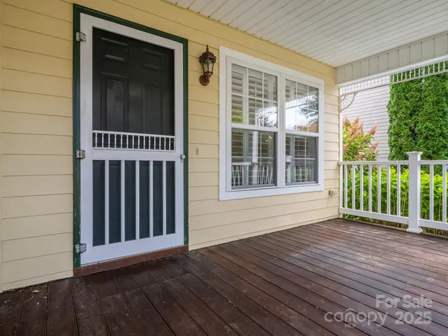 a view of a house with wooden floor