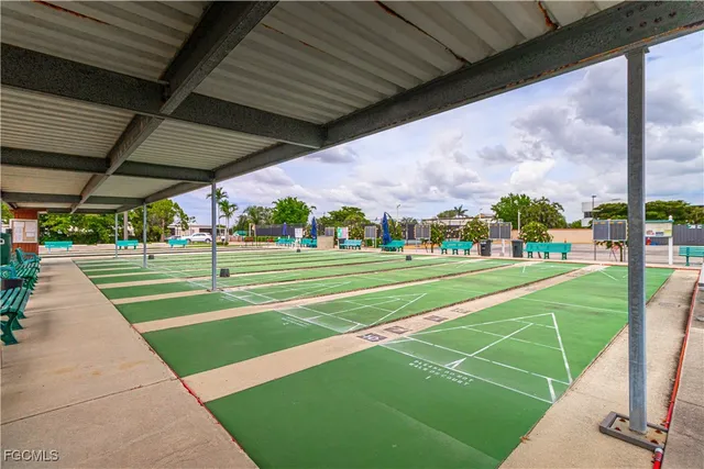 a view of a basketball court