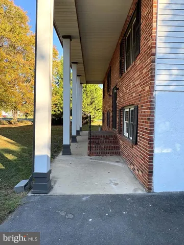 a view of outdoor space and porch
