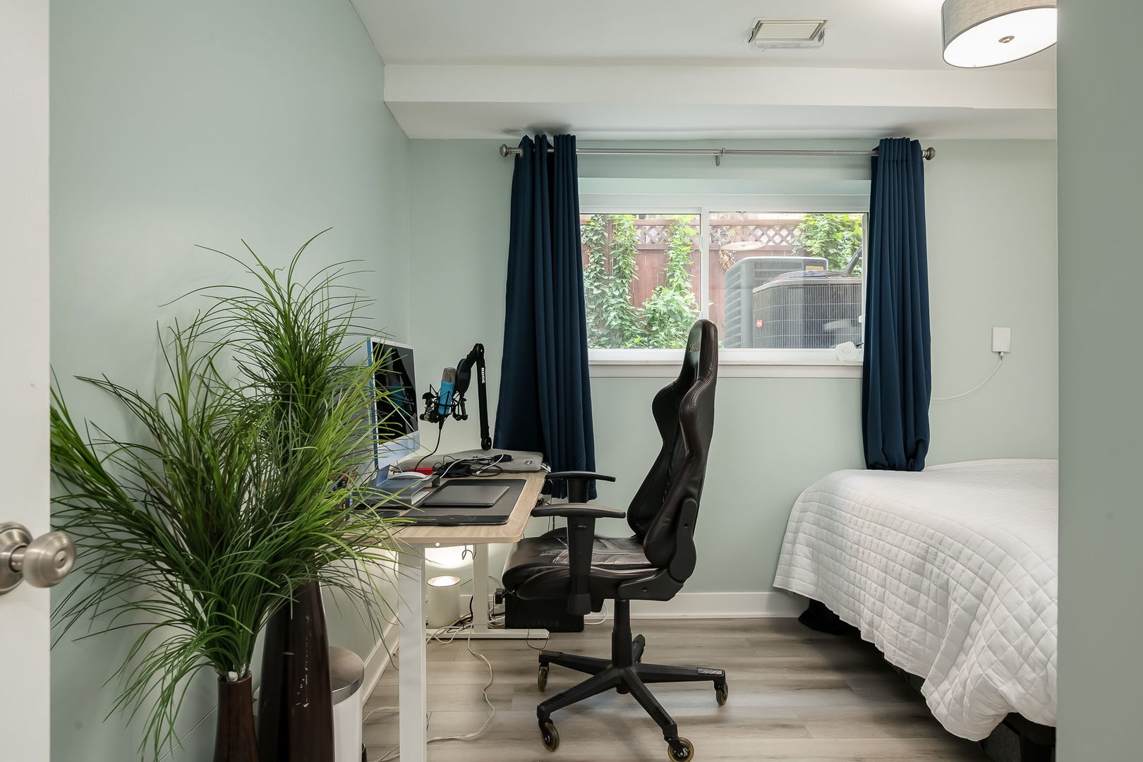 2749 North Spaulding Avenue, Unit GN Chicago, IL 60647 - Photo 16 of 40 a view of a workspace with furniture and a window