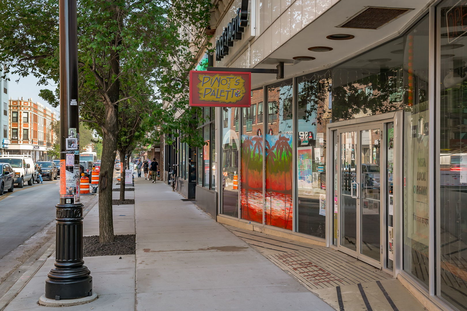 2749 North Spaulding Avenue, Unit GN Chicago, IL 60647 - Photo 37 of 40 a view of a street with stores