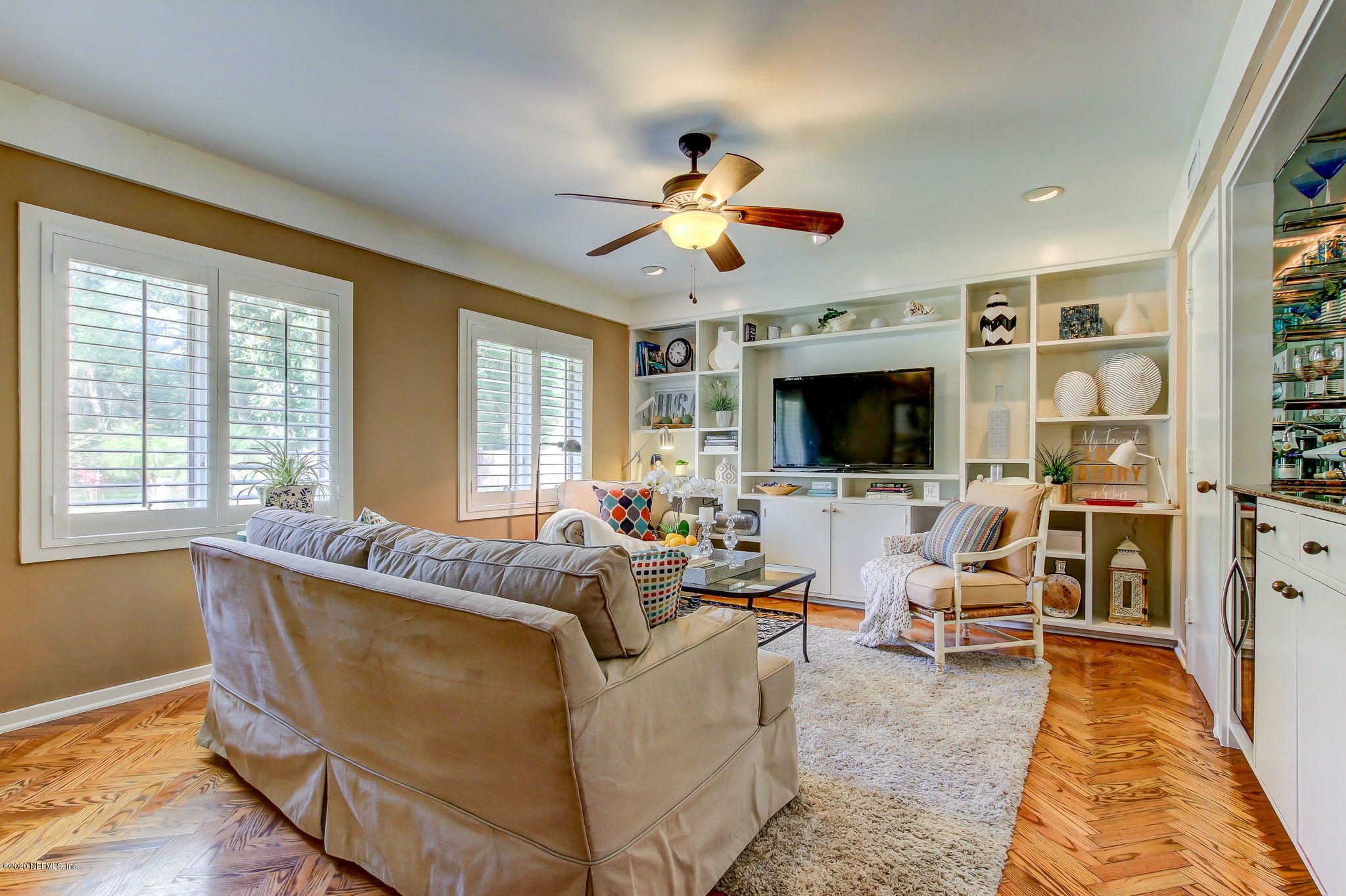 12193 Mandarin Road Jacksonville, FL 32223 - Photo 8 of 45 a living room with furniture fireplace and flat screen tv