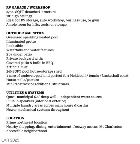 $5,350,000 | 6731 Via Provenza Avenue, Las Vegas, NV 89131