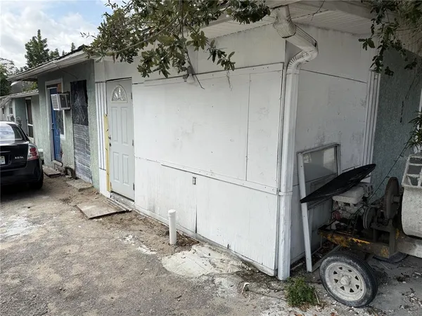 a view of a car garage