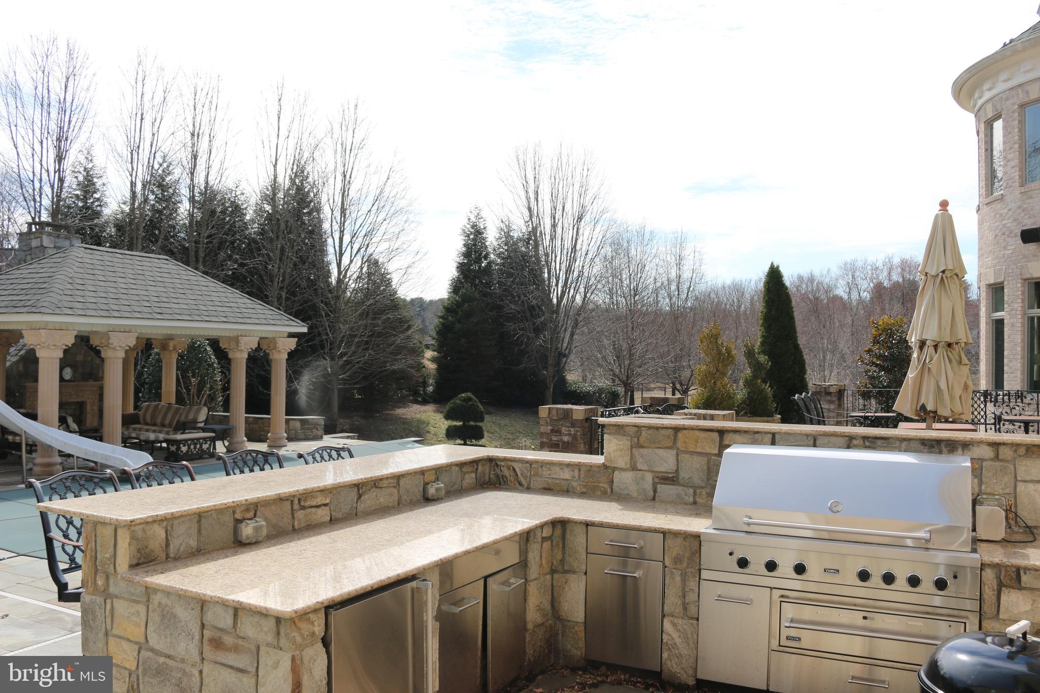 529 Springvale Road Great Falls, VA 22066 - Photo 30 of 90 Barbeque area with bar is just poolside