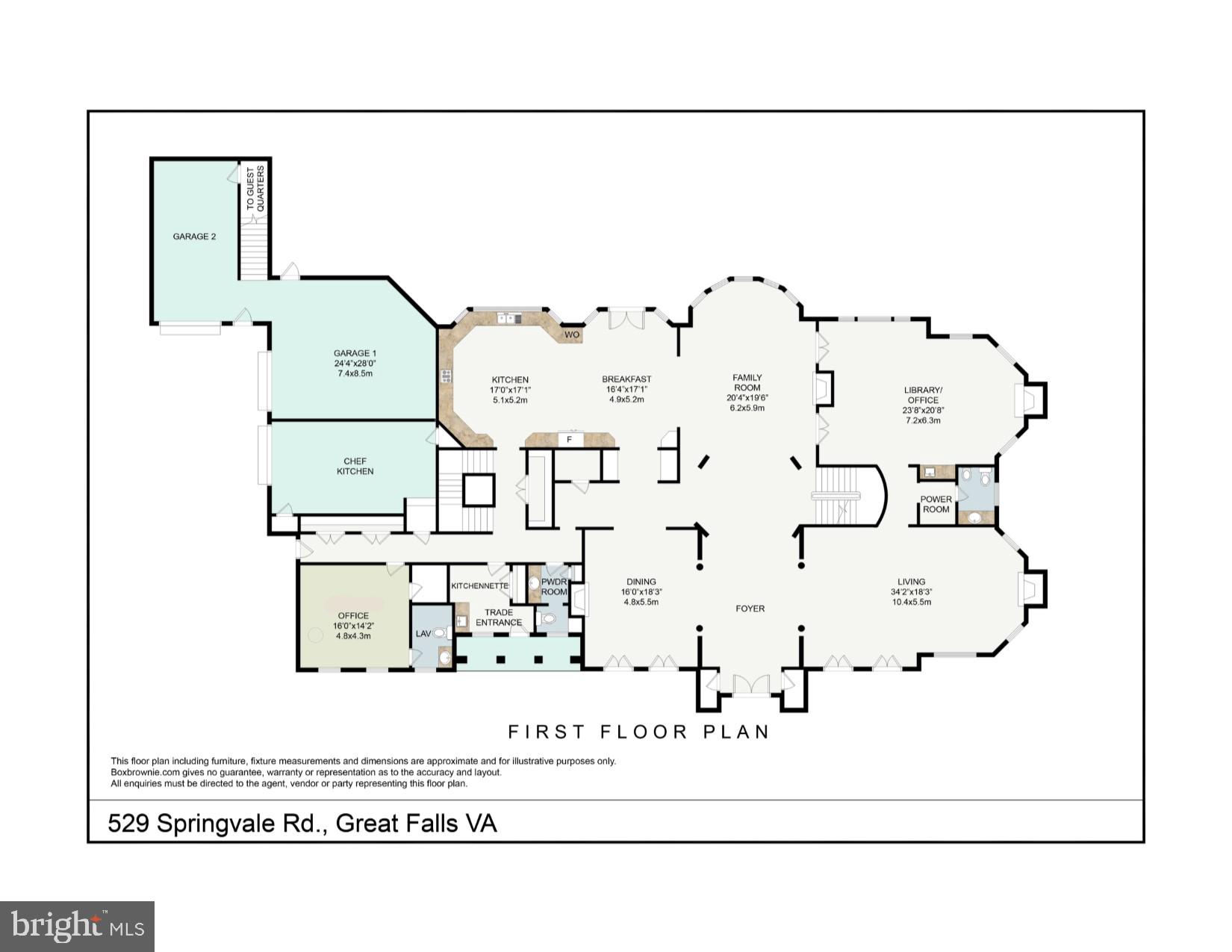 529 Springvale Road Great Falls, VA 22066 - Photo 88 of 90 Main level floor plan