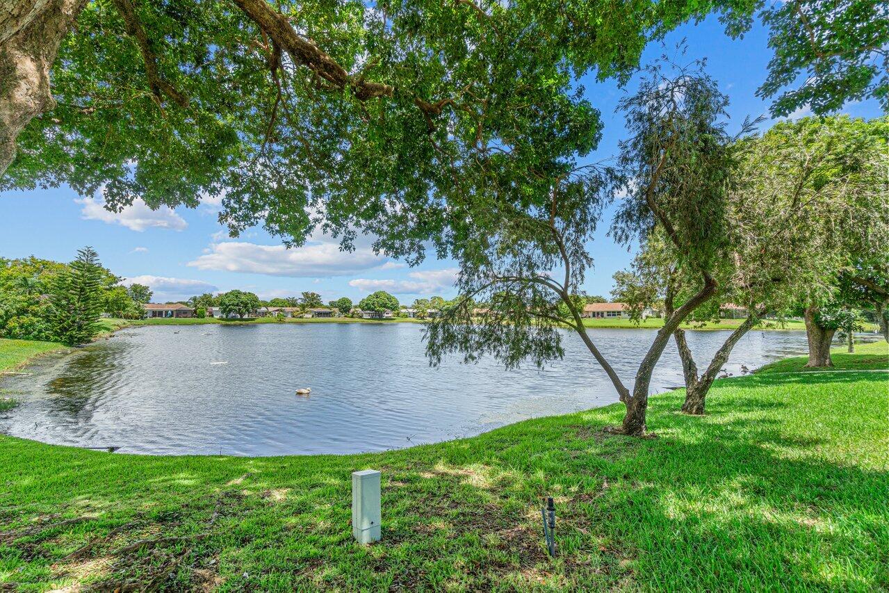 6347 Timberlakes Way Delray Beach, FL 33484 - Photo 33 of 49 Lake in back of Home