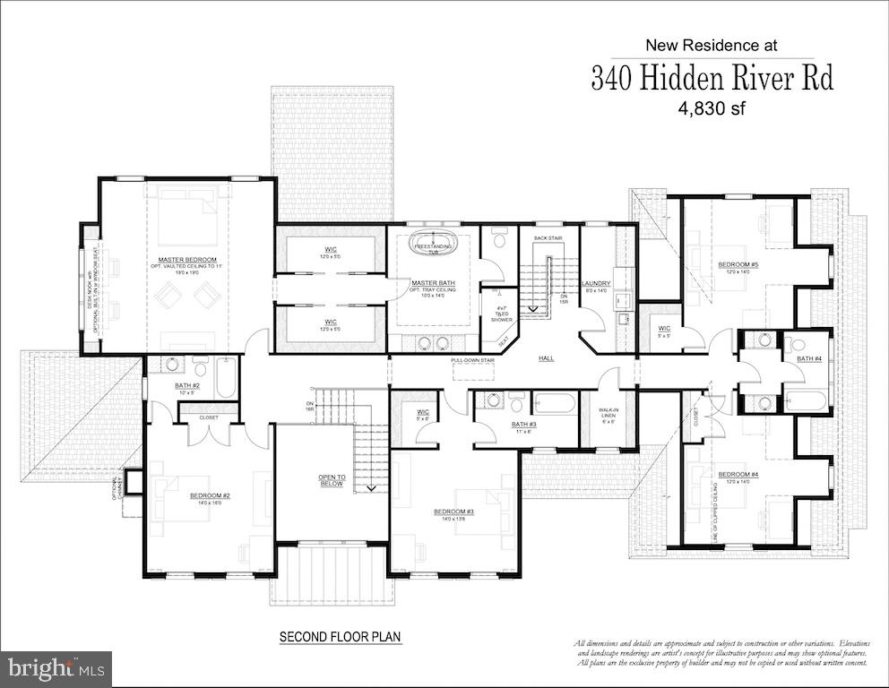 340 Hidden River Road Penn Valley, PA 19072 - Photo 13 of 57 a picture of a floor plan
