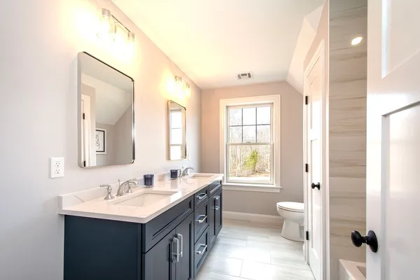 a view of a house with a balcony