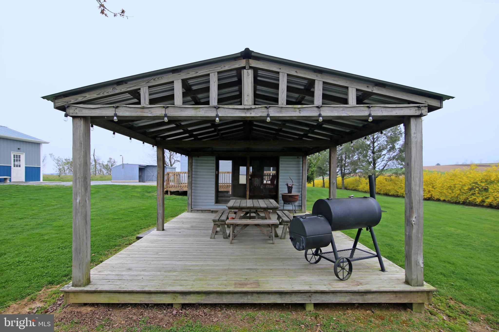 1740 Blacks Bridge Road Annville, PA 17003 - Photo 31 of 37 Backyard pavilion