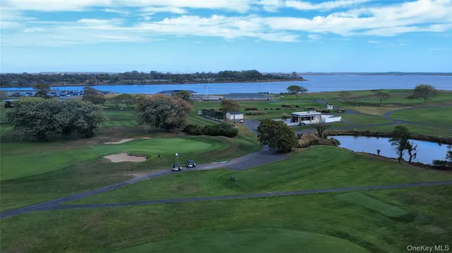 a view of a city with mountains in the background