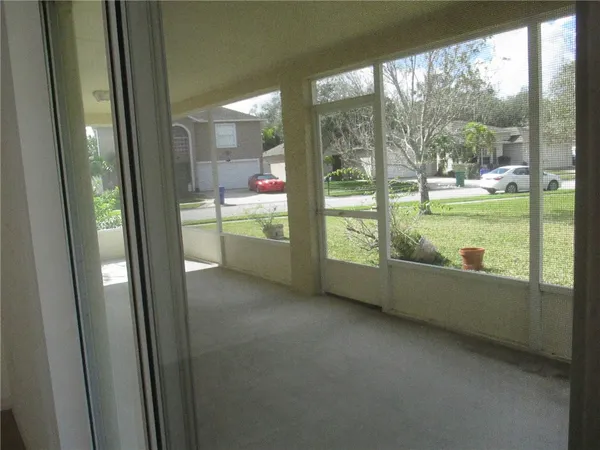 a room with window