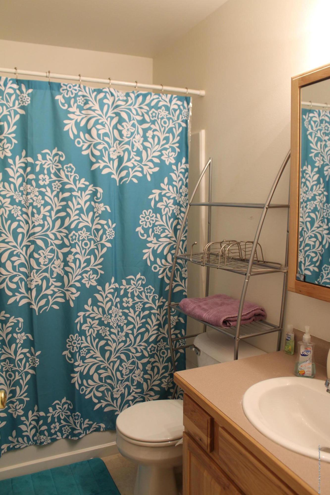 402 Columbine Court Rifle, CO 81650 - Photo 14 of 19 a bathroom with a sink toilet and shower