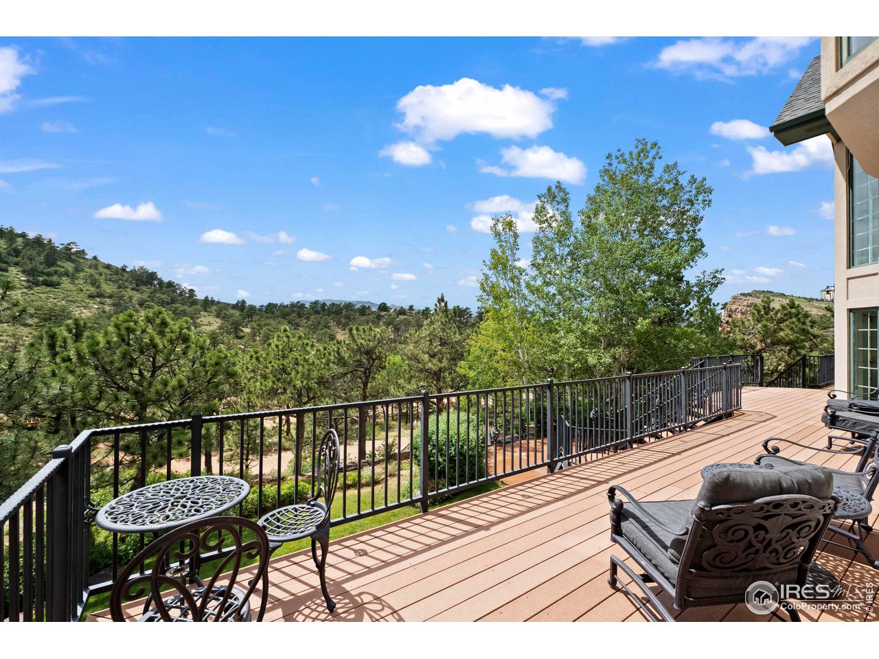 603 Indian Lookout Road Lyons, CO 80540 - Photo 26 of 39 a view of a balcony with furniture