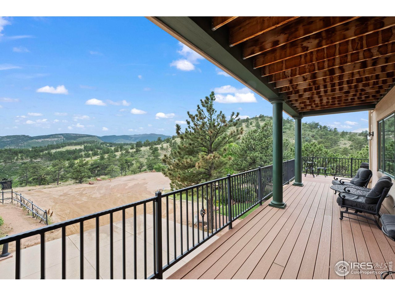 603 Indian Lookout Road Lyons, CO 80540 - Photo 27 of 39 a view of balcony with wooden floor