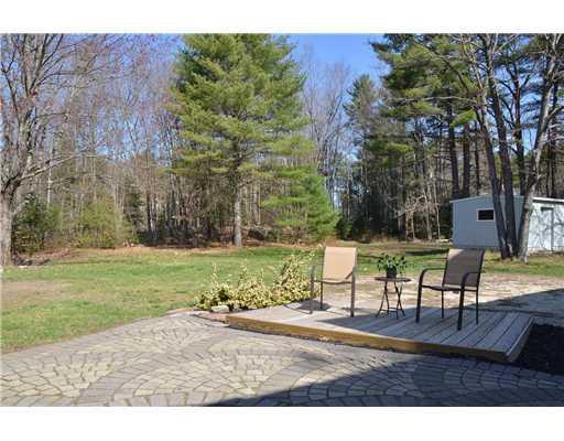 202 Albion Road Windham, ME 04062 - Photo 25 of 25 Patio/Deck. Patio with Pavers and Deck