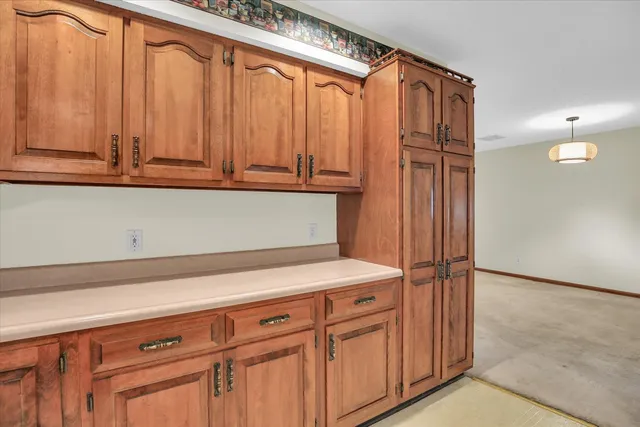a view of a kitchen with an oven