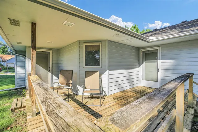 a view of deck with patio