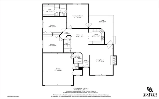 $192,500 | 1905 Plains Court, Urbana, IL 61802