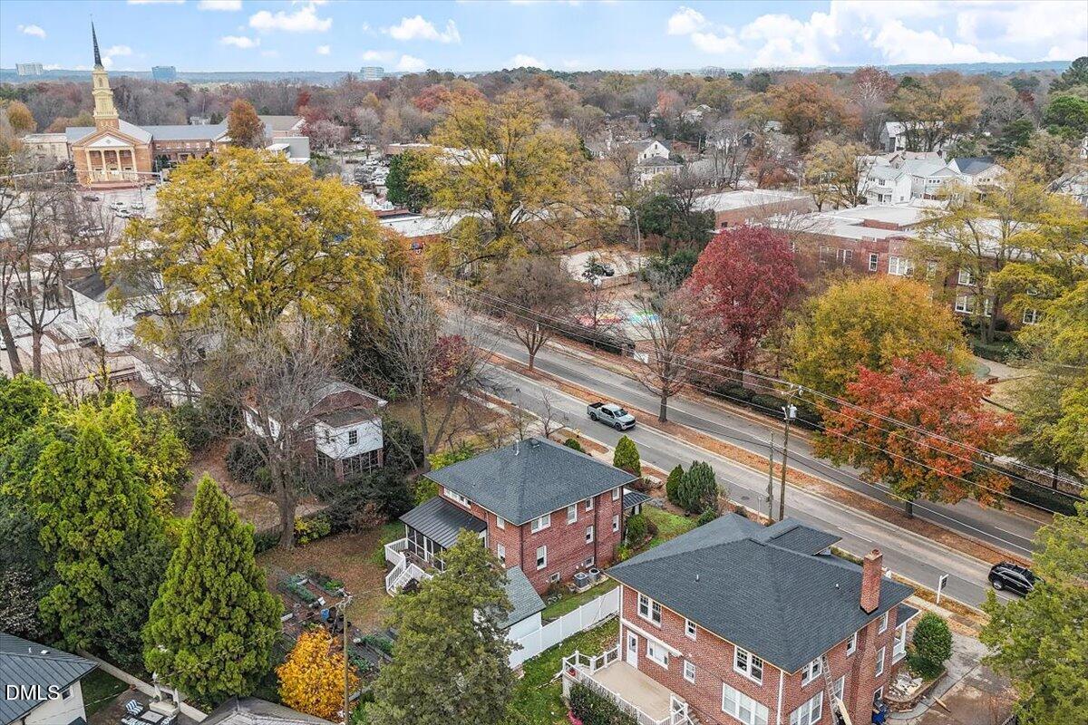 1617 Glenwood Avenue Raleigh, NC 27608 - Photo 51 of 58 an aerial view of residential houses with outdoor space