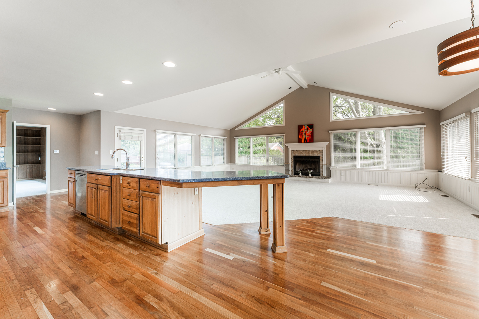 226 Windsor Drive DeKalb, IL 60115 - Photo 10 of 34 a view of kitchen with furniture and large windows