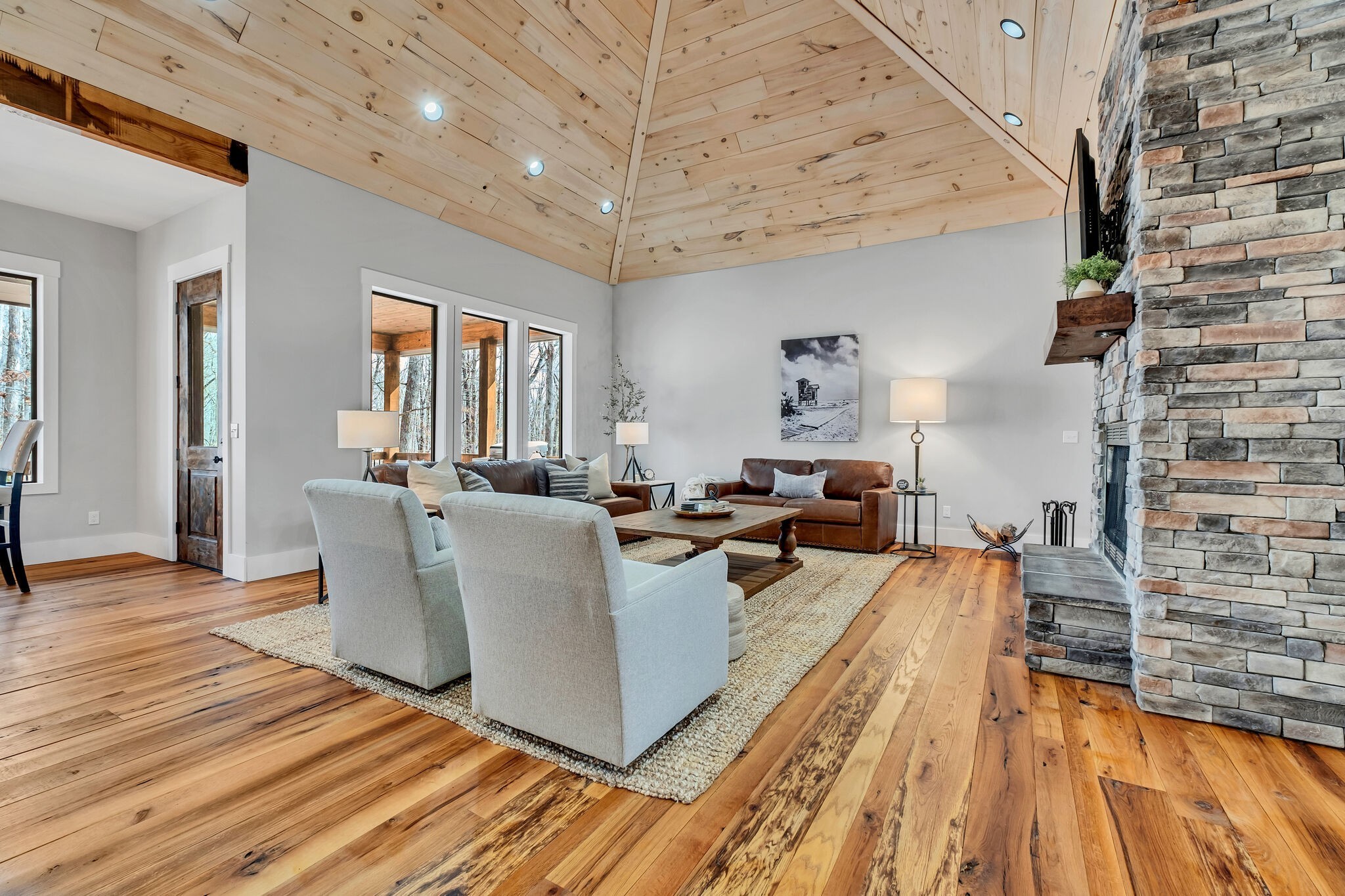 7890 Oscar Green Road Primm Springs, TN 38476 - Photo 13 of 52 a living room with furniture and a wooden floor