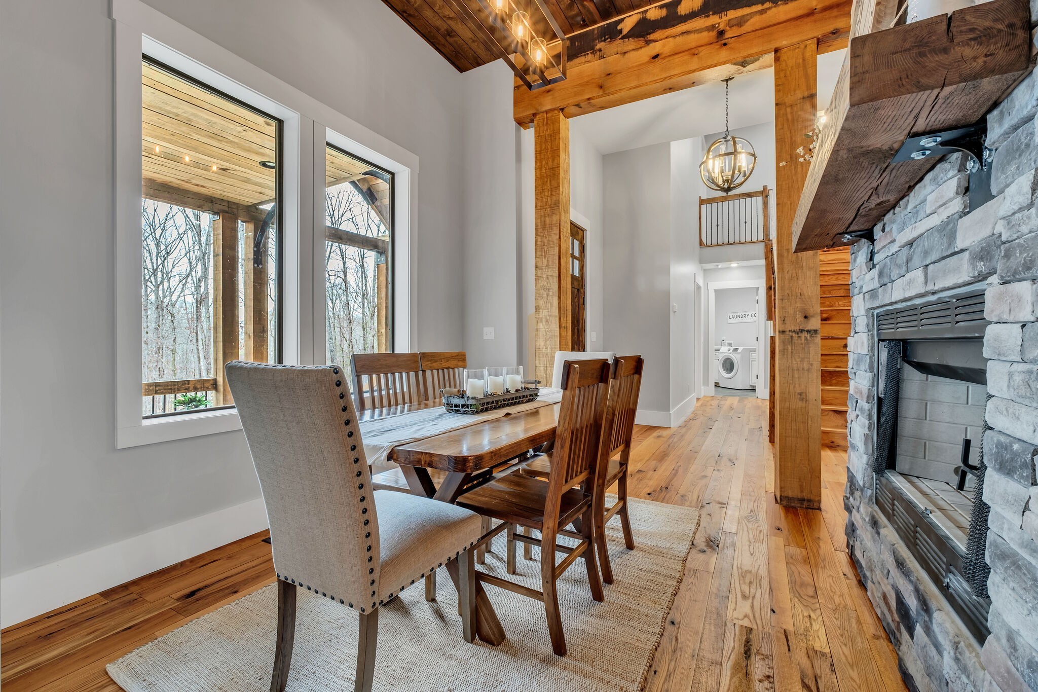 7890 Oscar Green Road Primm Springs, TN 38476 - Photo 20 of 52 a view of a dining room with furniture and a window