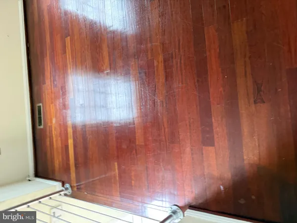 a view of wooden door