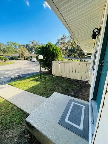 a view of yard from terrace
