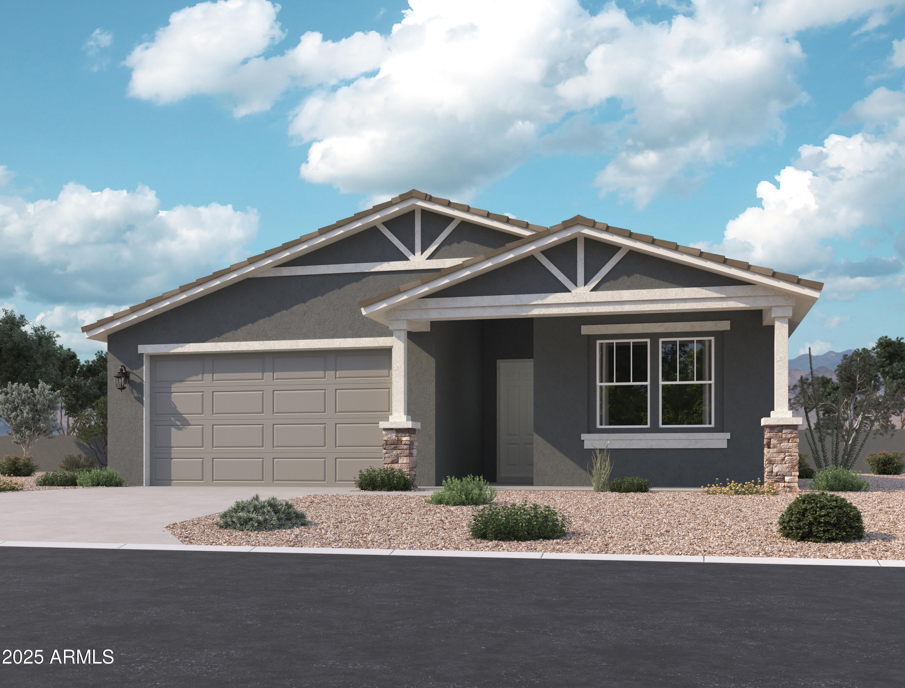 15715 West Camden Avenue Waddell, AZ 85355 - Photo 1 of 20 a front view of a house with a yard