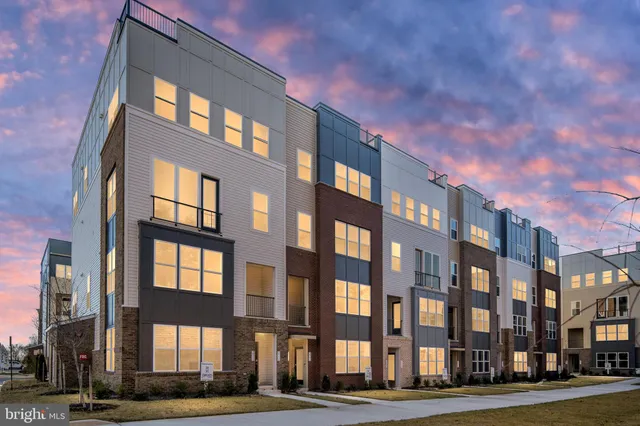 a front view of a building