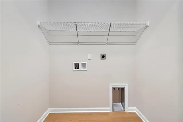 a view of a small space