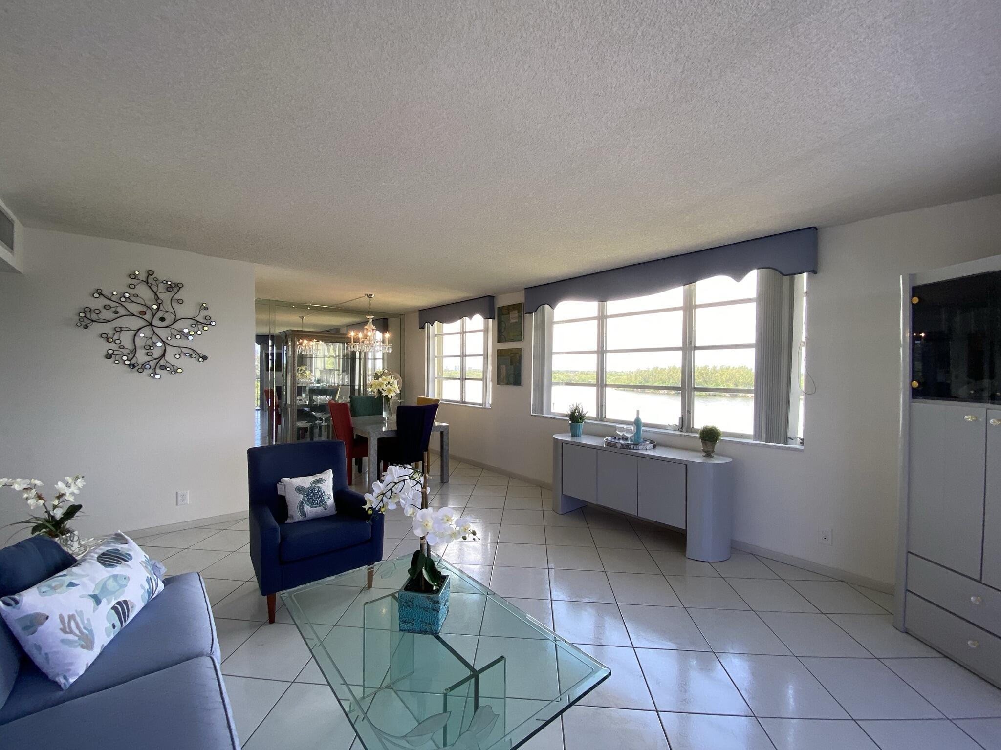 2121 North Ocean Boulevard, Unit 608W Boca Raton, FL 33431 - Photo 14 of 62 Living Room