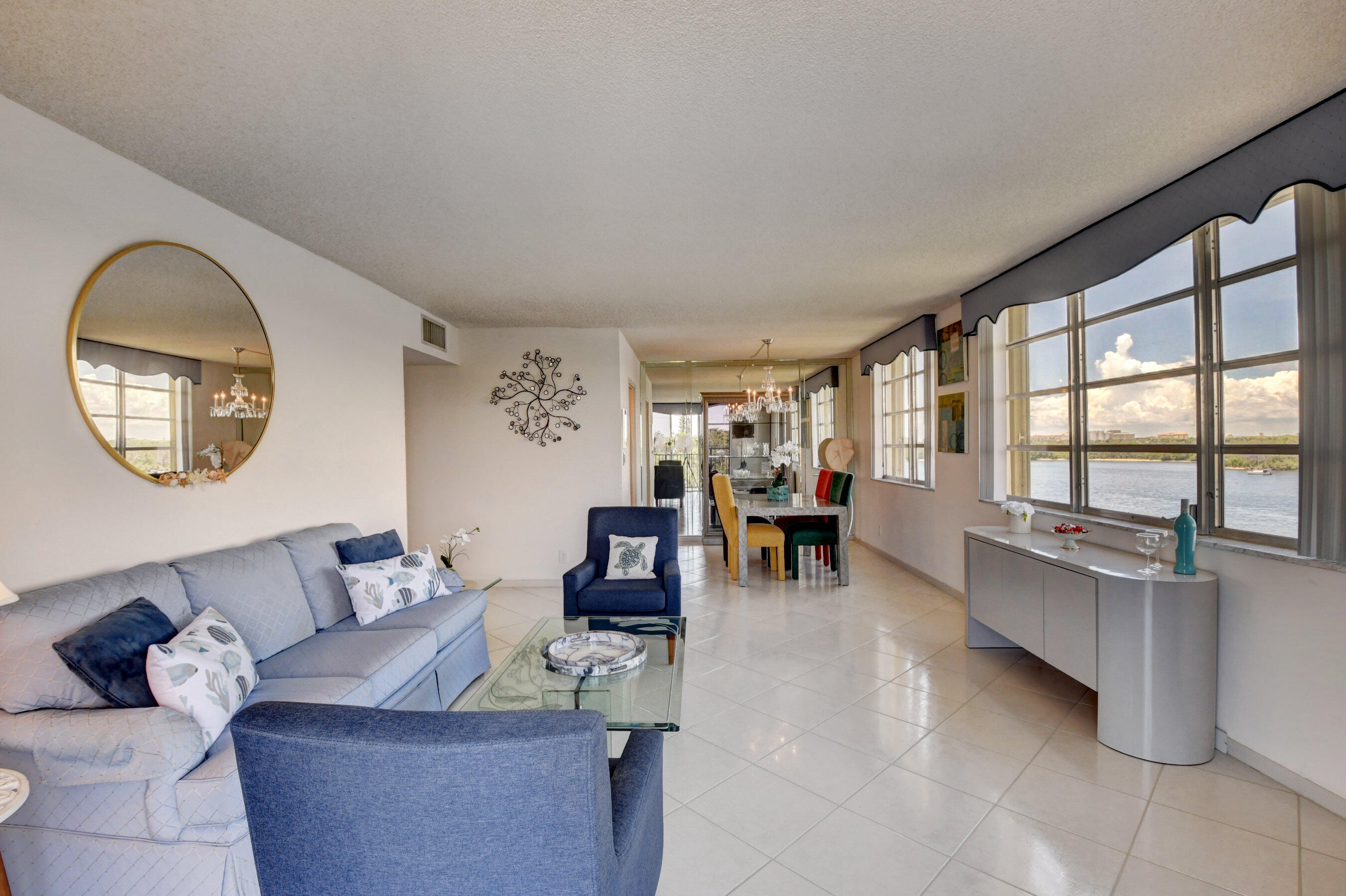2121 North Ocean Boulevard, Unit 608W Boca Raton, FL 33431 - Photo 15 of 62 The Living Room