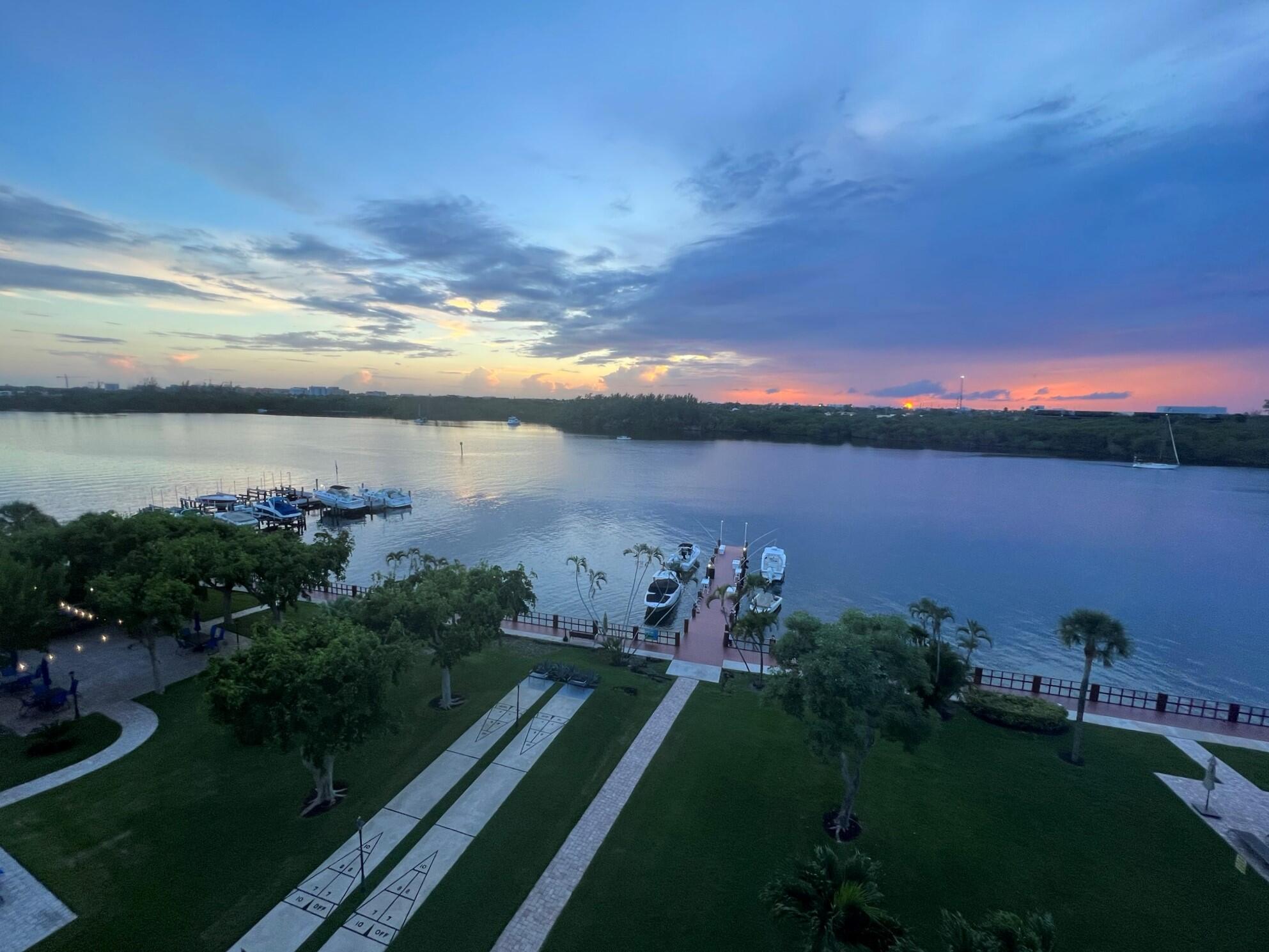 2121 North Ocean Boulevard, Unit 608W Boca Raton, FL 33431 - Photo 4 of 62 Sunset From the Balcony