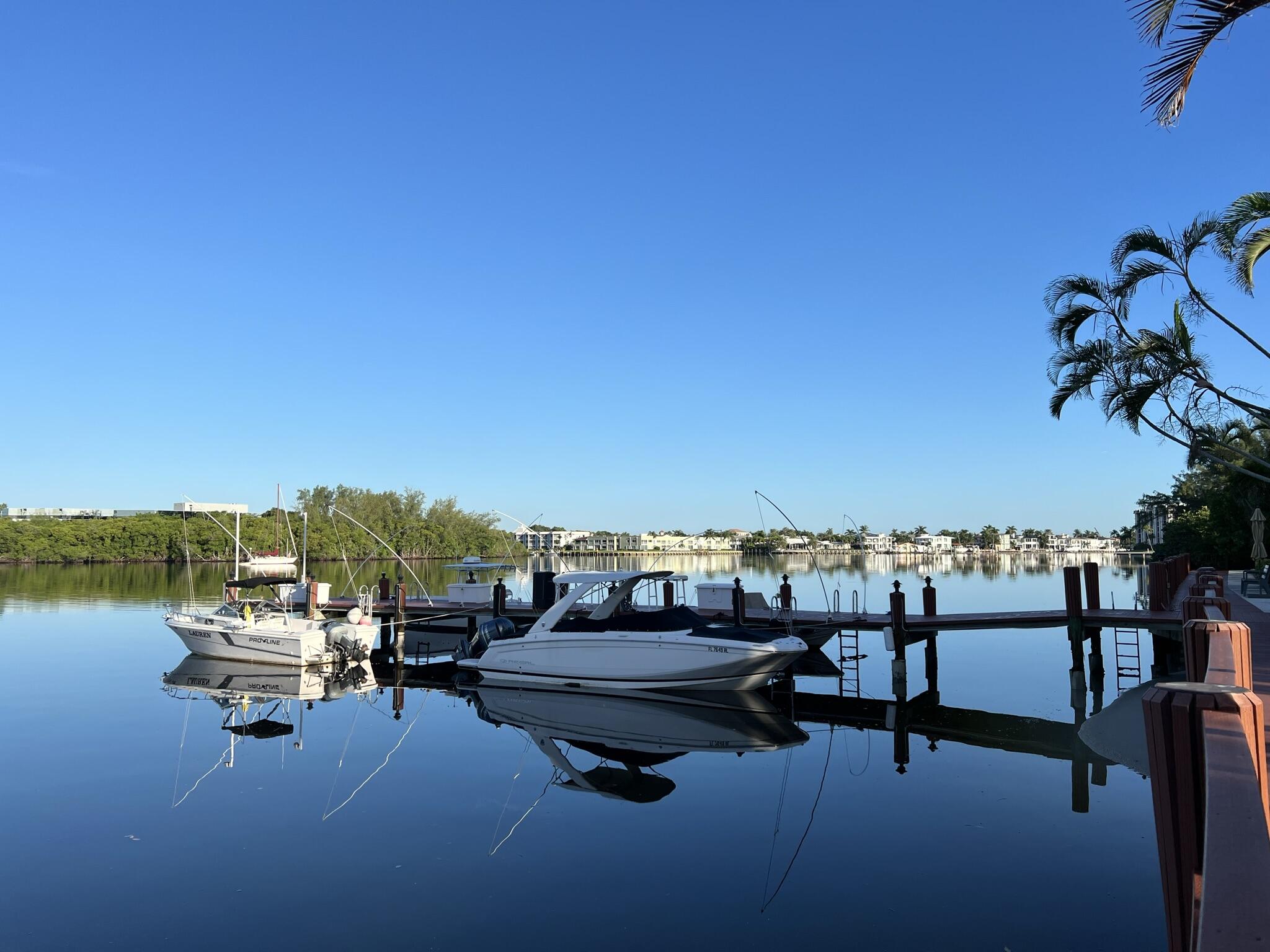 2121 North Ocean Boulevard, Unit 608W Boca Raton, FL 33431 - Photo 58 of 62 The Dock in The Morning