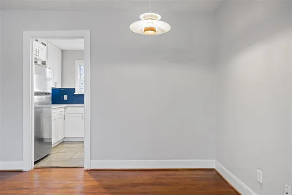 wooden floor in an empty room