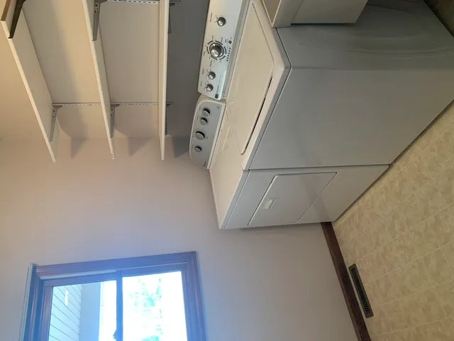 a close view of a fireplace