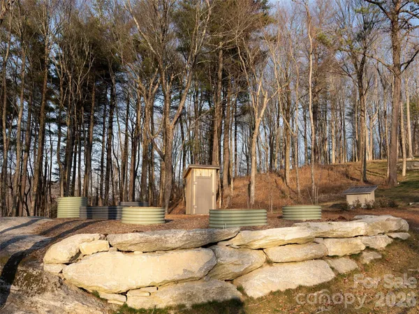 a backyard of a house