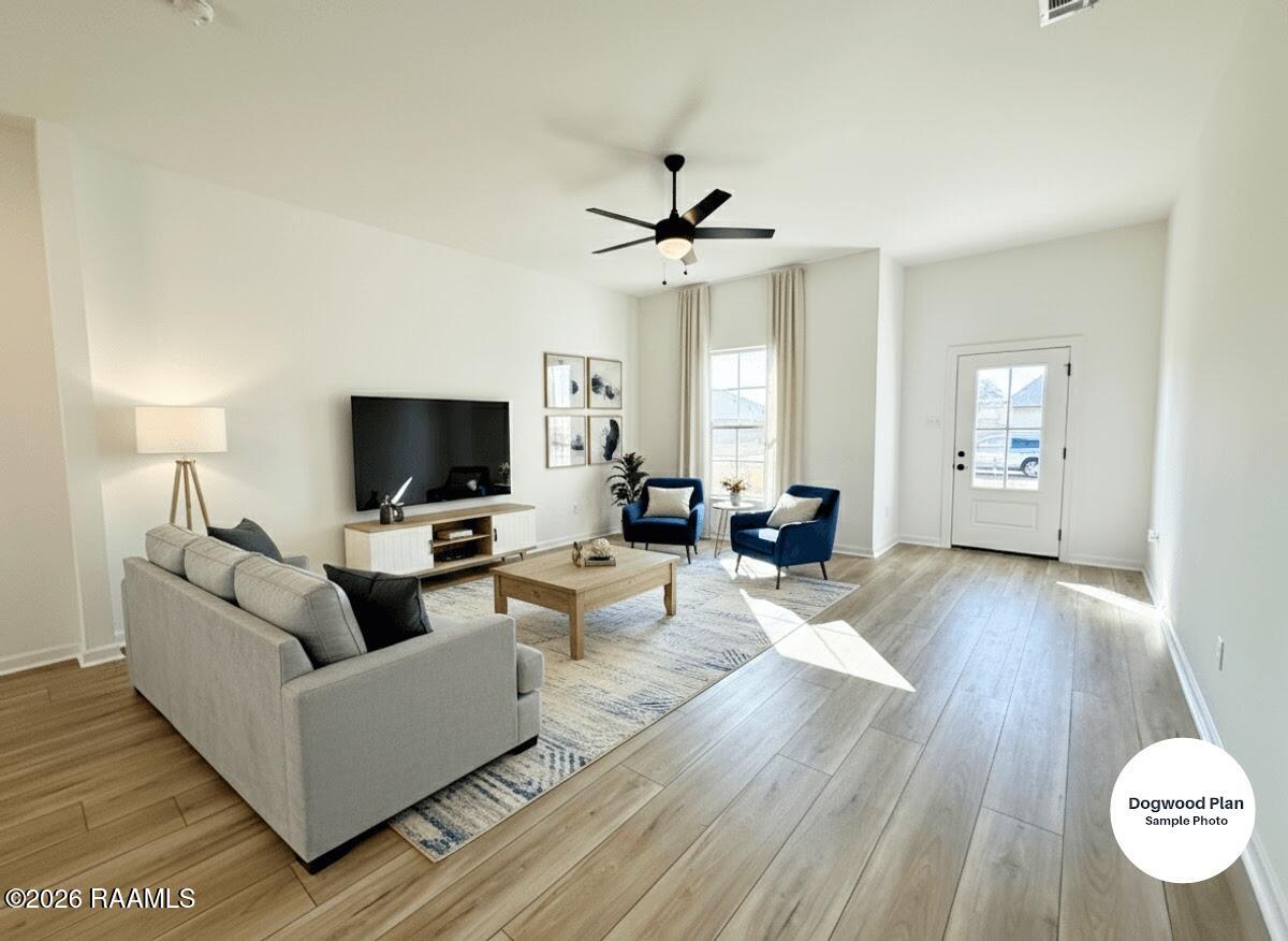 134 Ridley Lane Youngsville, LA 70592 - Photo 2 of 8 Living Room – Sample Photo