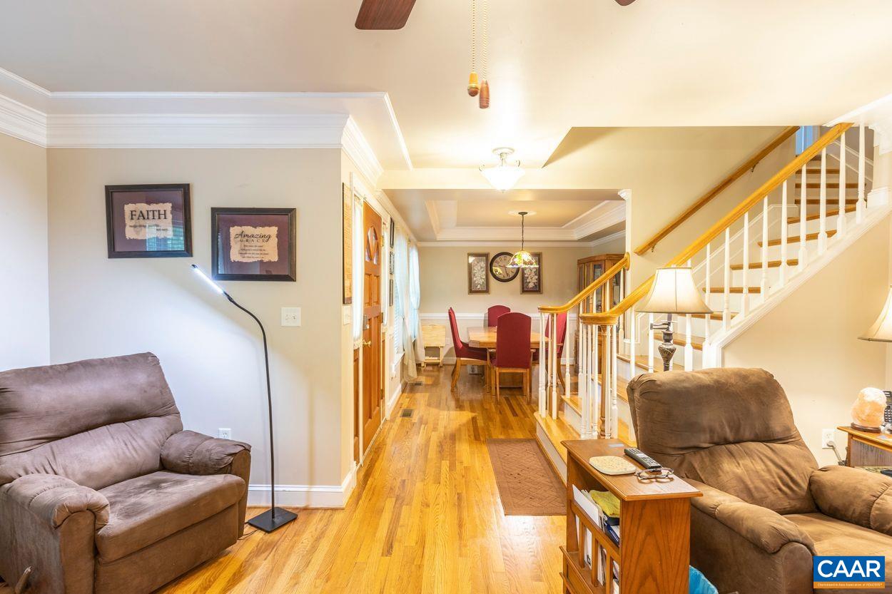 6444 Spring Hill Road Ruckersville, VA 22968 - Photo 10 of 31 a living room with furniture and a wooden floor