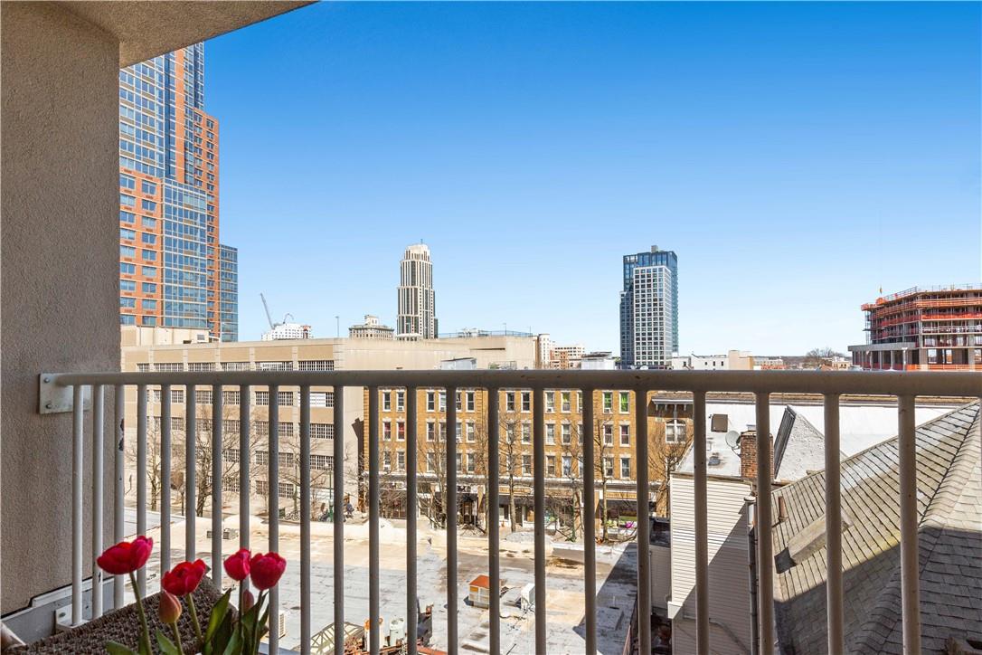 543 Main Street, Unit 513 New Rochelle, NY 10801 - Photo 1 of 1 a view of a city from a balcony