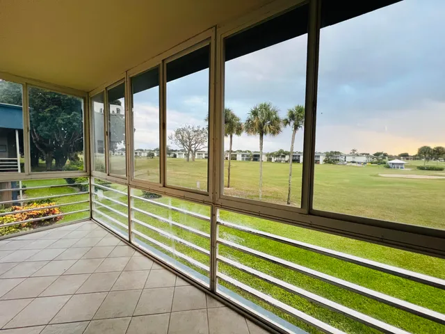a view of a city from a balcony
