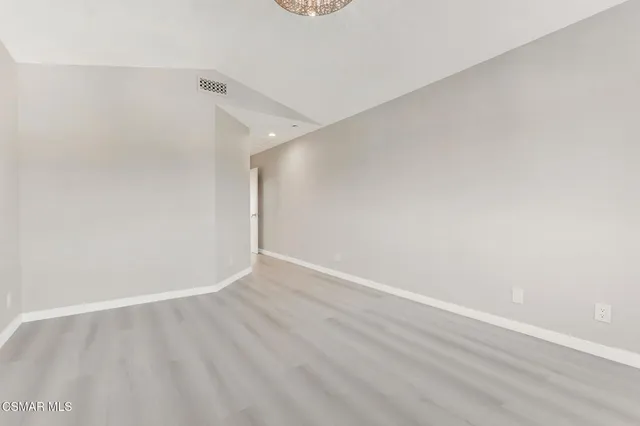 a view of an empty room