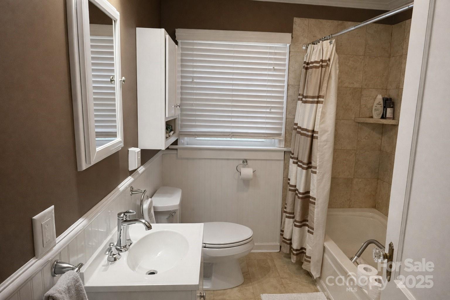 686 Elizabeth Street Southwest Concord, NC 28025 - Photo 22 of 44 a bathroom with a sink a toilet and shower