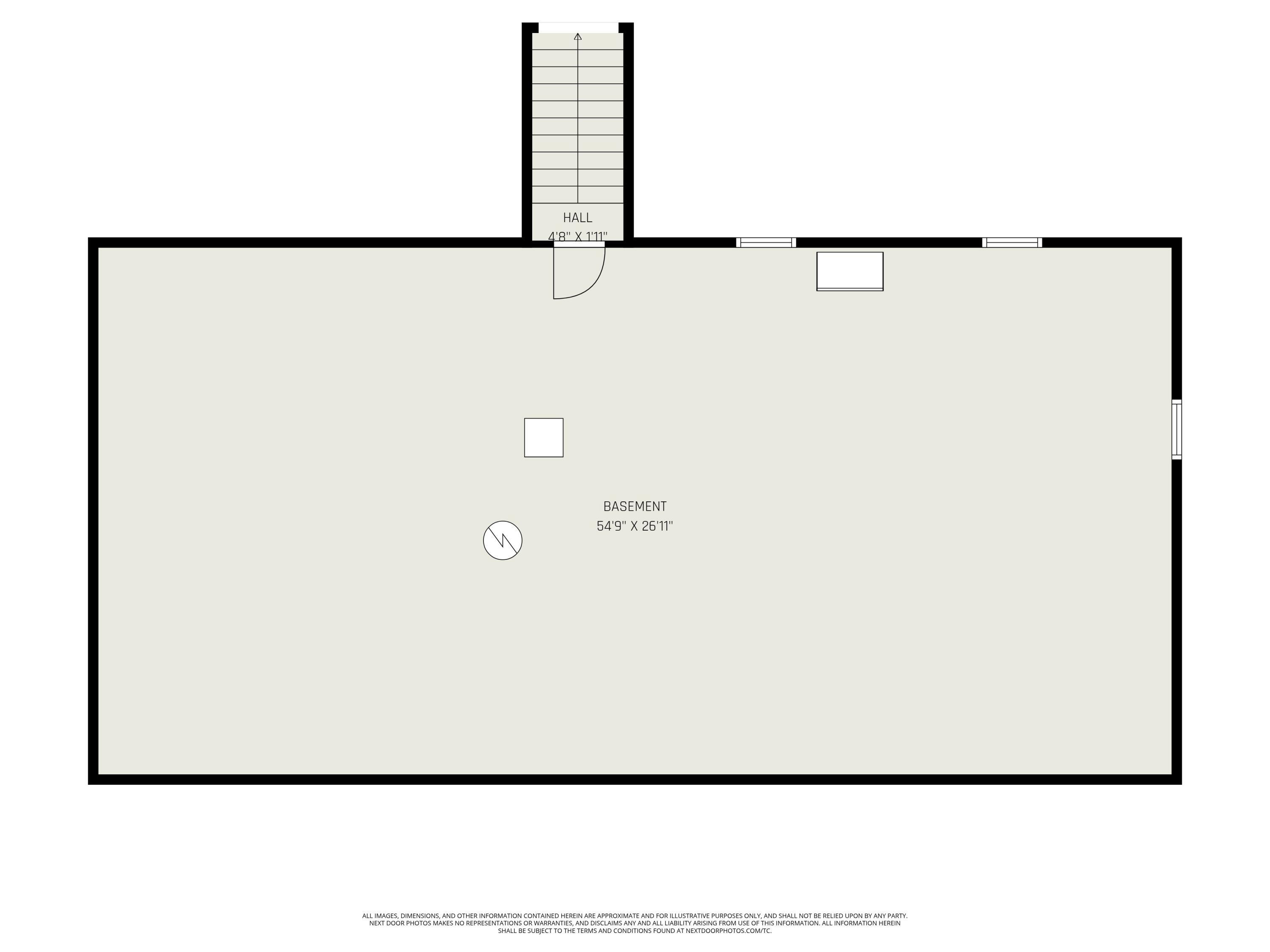 4646 North Anderson Road Scottville, MI 49454 - Photo 31 of 31 Basement Floorplan