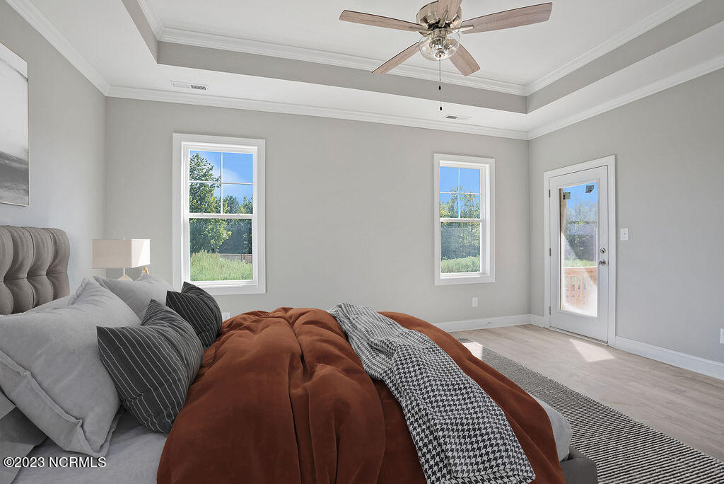 9945 Bear Run Lane Middlesex, NC 27557 - Photo 12 of 18 Master Bedroom - Virtually Staged