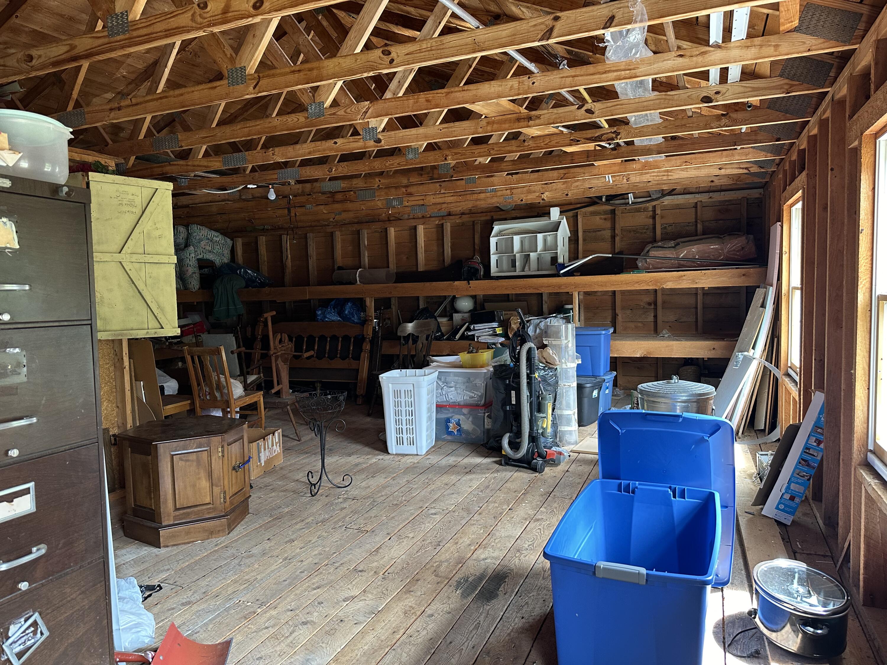 128 Isthmus Road Rumford, ME 04276 - Photo 20 of 25 128 Isthmus Road storage above garage